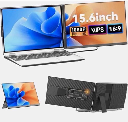 Tragbarer dual monitor - tragbarer,