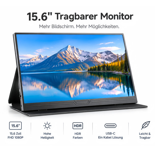 Zoll tragbarer mobiler - 15.6,