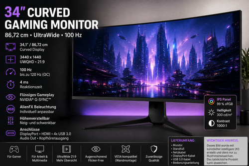 Alienware aw3418dw 72cm - alienware,